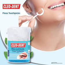 Cleo-Dent Dental Floss Toothpicks