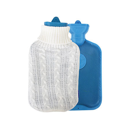 Optimal Rubber Hot Water Bag + Knitted cover