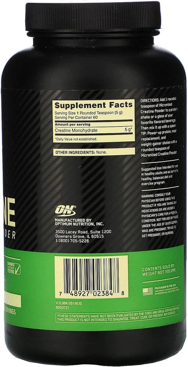 Optimum Nutrition Micronized Creatine 60srv