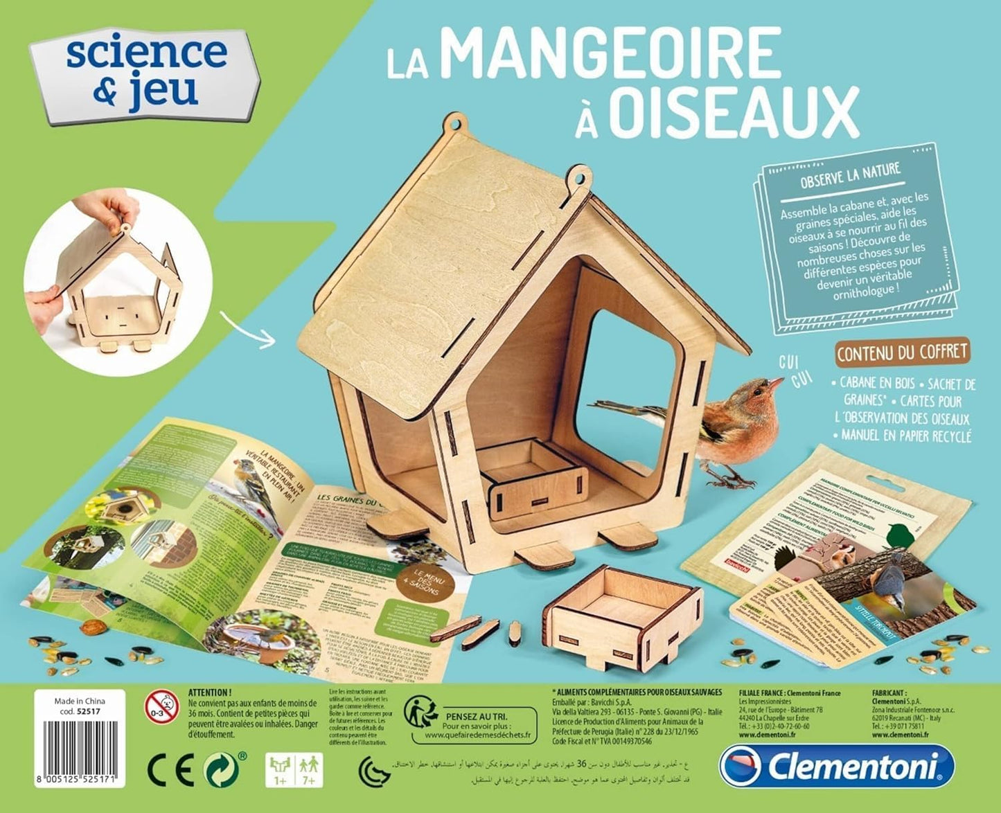Clementoni Mangeoire pour oiseaux