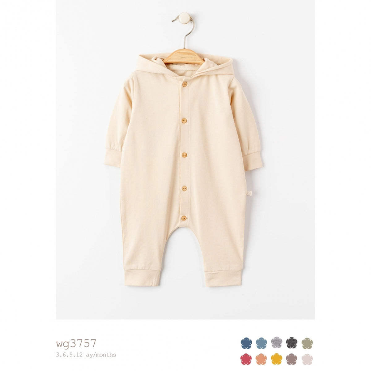 WOGİ Boy 6-9 Months Basic Overalls