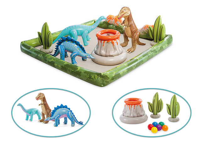 Intex Inflatable Dino Pool 201x201x36 cm