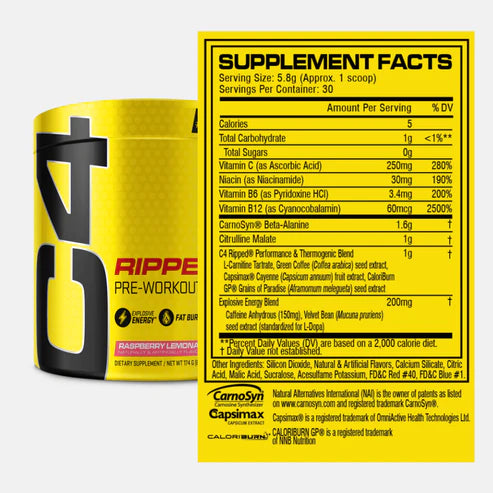 Cellucor C4 Ripped® Pre Workout 30srv
