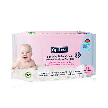 Optimal Powder Puff Sensitive Wipes