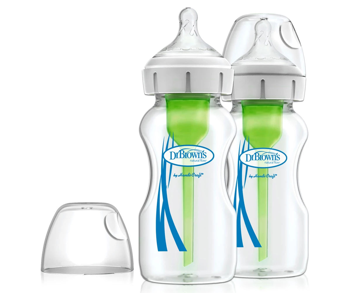 Dr. Brown's Glass bottle Options+, 270 ml, 2 pcs.