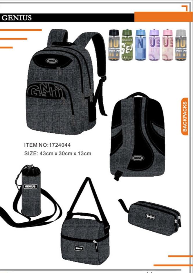 Backpack 43cm 5pcs Set