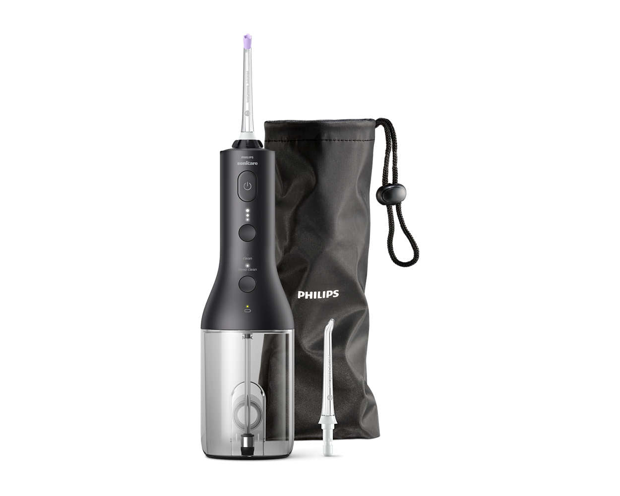 Philips Sonicare Cordless Power Flosser 3000 Oral Irrigator - White