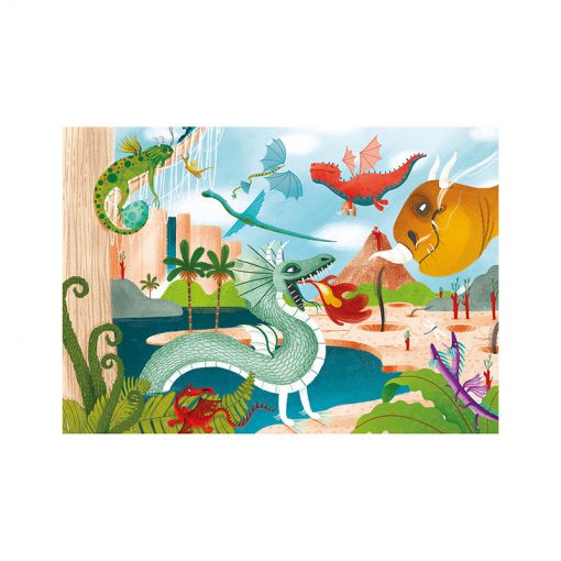 Clementoni Puzzles Dragons 60 pcs