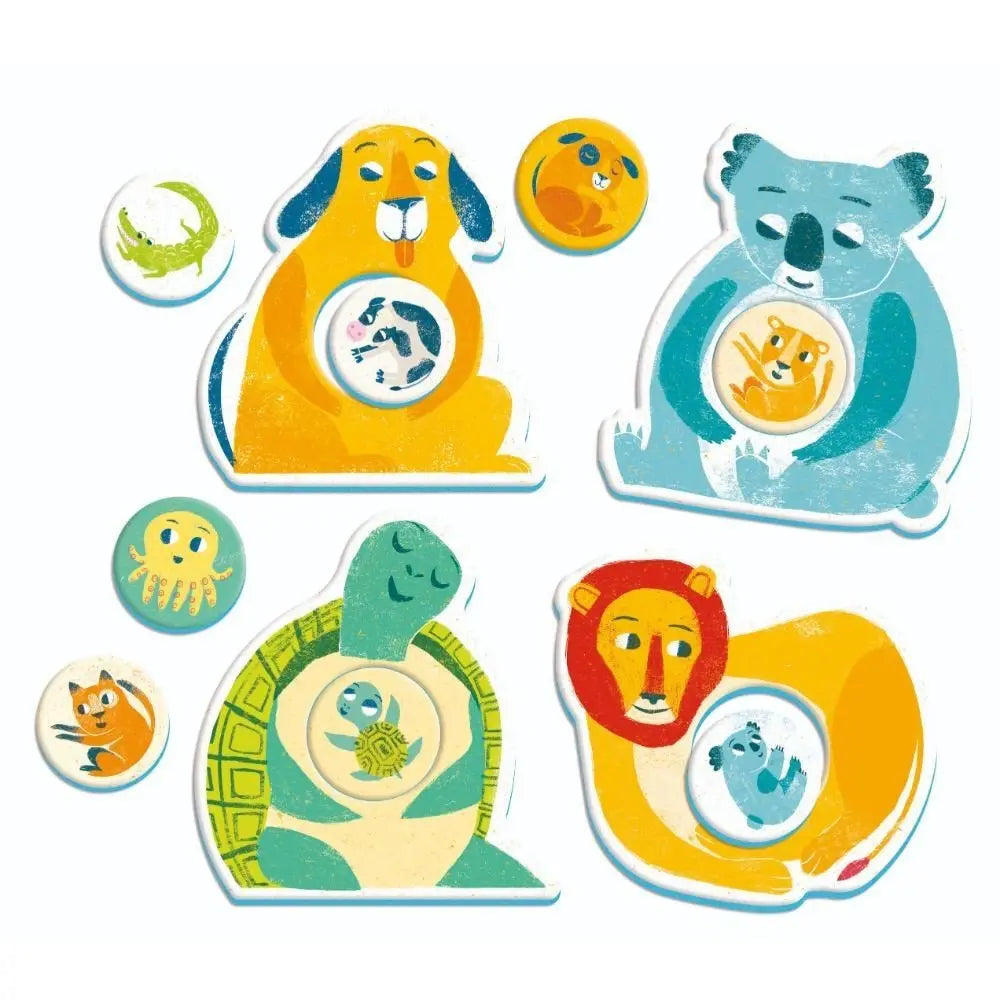 Clementoni - Les Calins Des Mamans Et Leur Petit