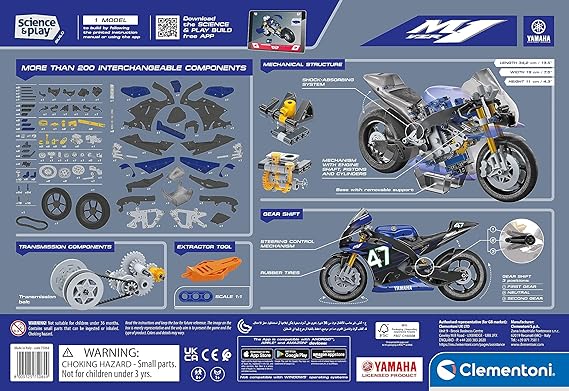Clementoni – Mechanics – YAMAHA MOTOR BIKE