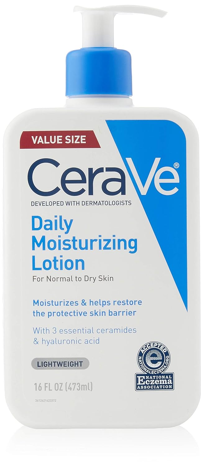 CeraVe Daily Moisturizing Lotion for Normal to Dry Skin, 16 oz