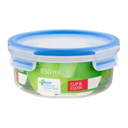 EMSA Clip&Close Storage Container, Round 850ml