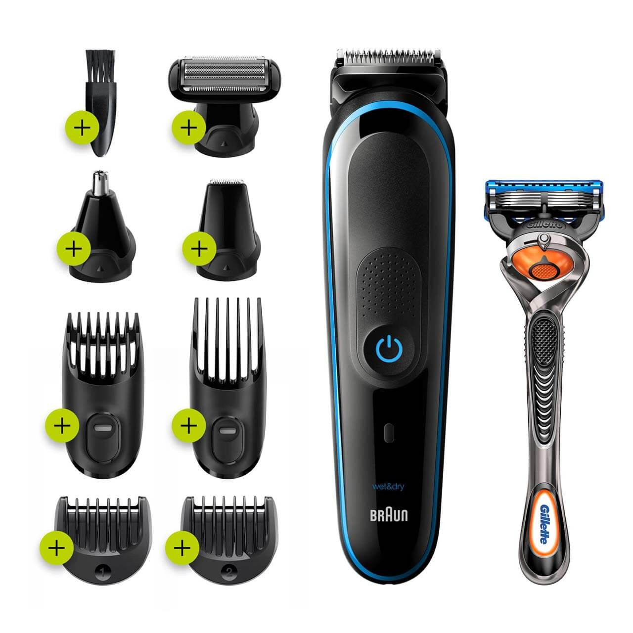 Braun All-in-one trimmer 5 for Face, Hair, and Body, 9-in-1