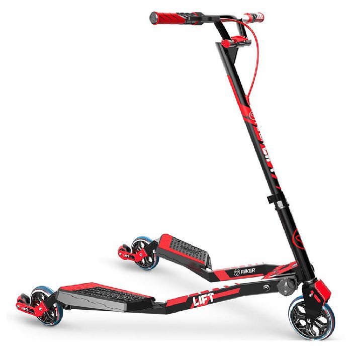 Yvolution YFliker Lift L3 Air Swing Scooter Black/Red