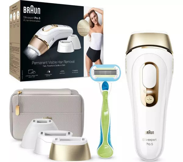 Braun IPL Wht/Gold Box Ap Silk-expert Pro 5