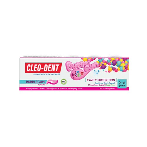 Cleo-Dent Kids Toothpaste - Bubble Gum