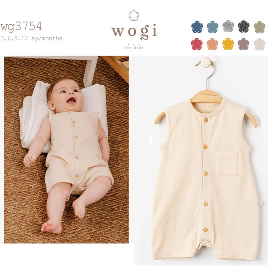 WOGİ Boy 3-6 Months Basic Rompersuit