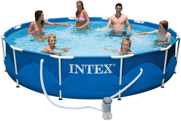Intex Metal Frame Pool Set, 366x76cm, with filter pump