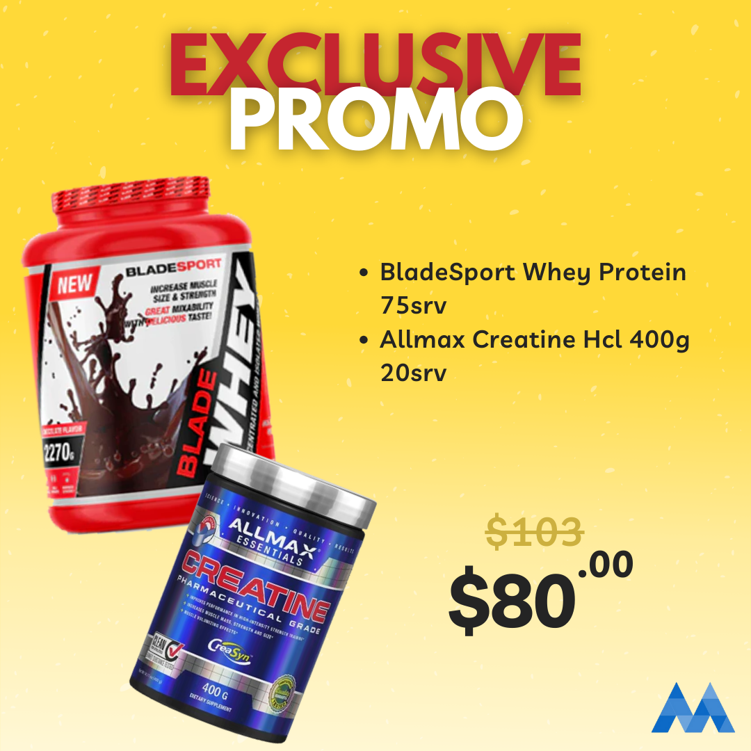 Blade Sport Whey Protein + Allmax Creatine