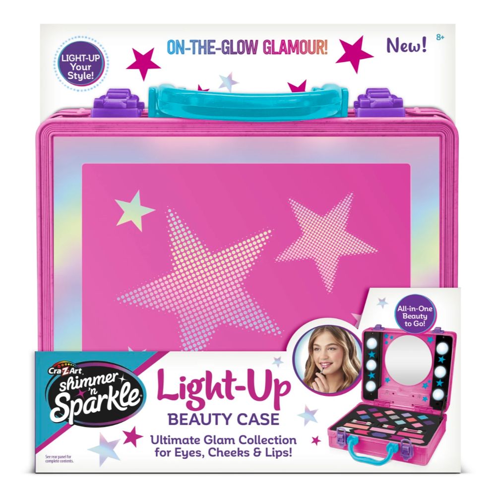 Cra-Z-Art Shimmer & Sparkle Shimmer ‘N’ Sparkle Light-Up Beauty Case