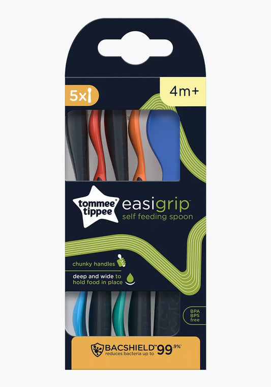 Tommee Tippee Set Of Easigrip Self Feeding Spoons 5 Pcs