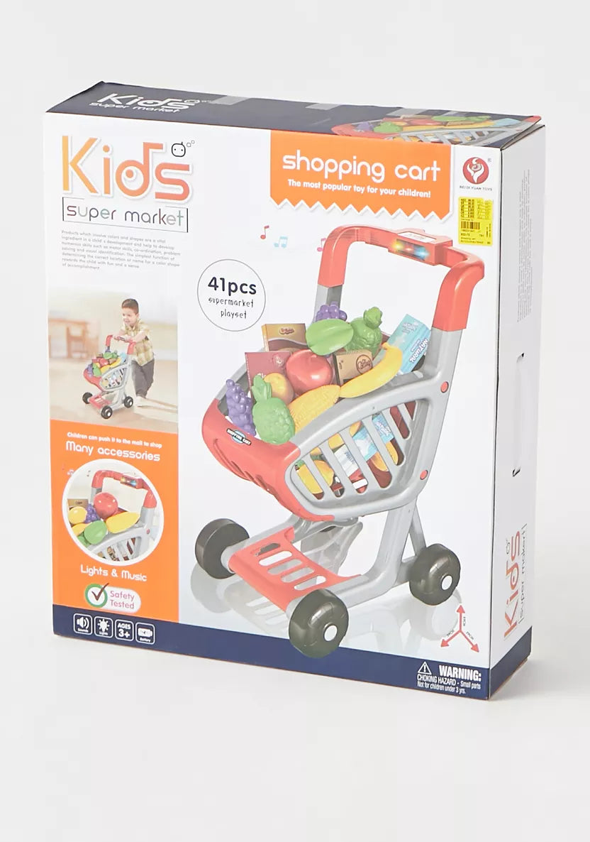 Toys Shopping Cart Playset