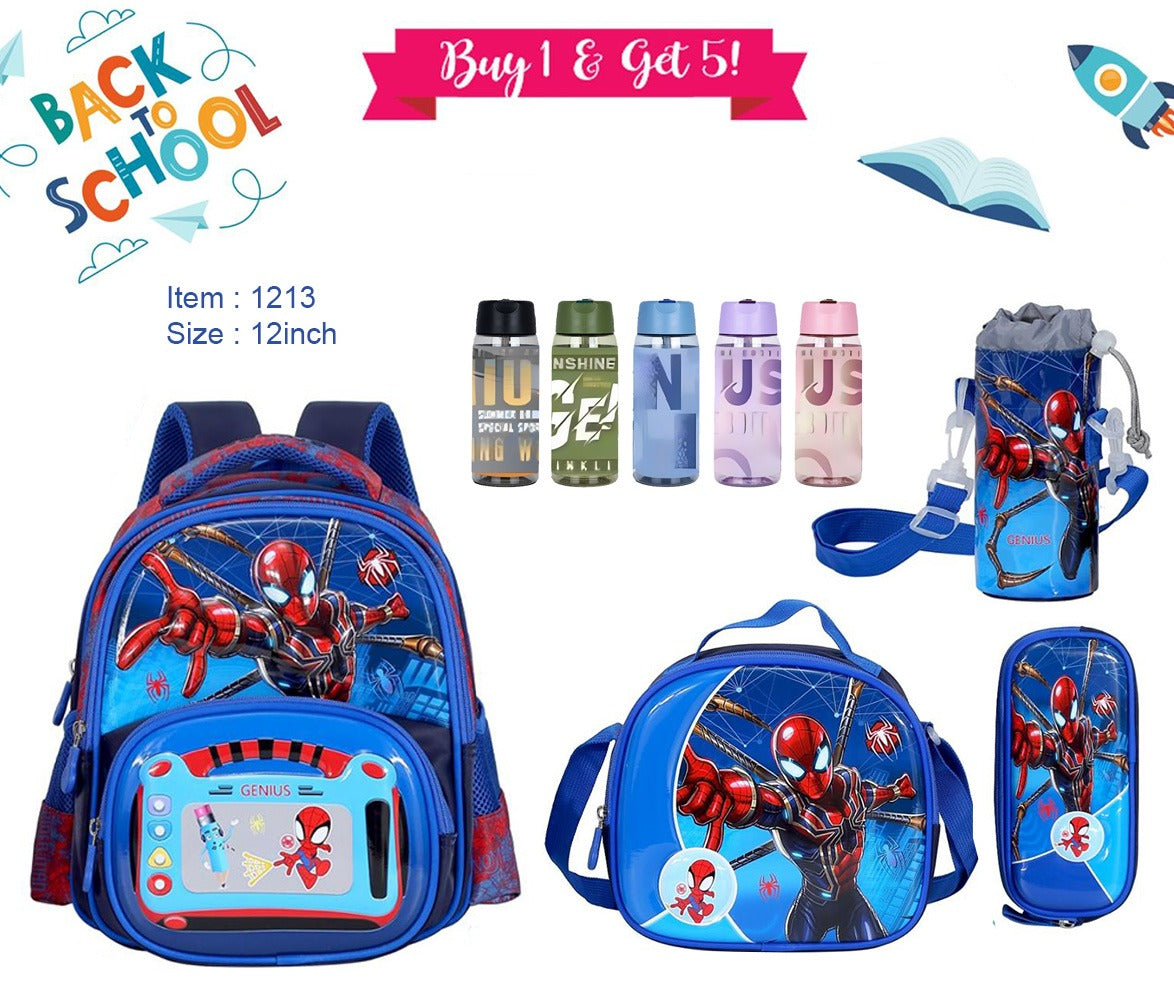 Character Backpack 30cm 5pcs Set