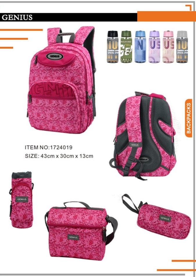 Backpack 43cm 5pcs Set