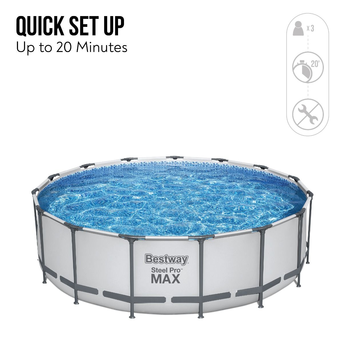 Bestway Steel Pro Max Pool Set 4.57 x 1.22 m