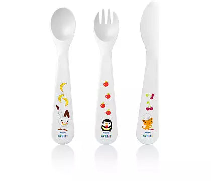 Avent Philips Toddler fork, spoon and knife 18m+