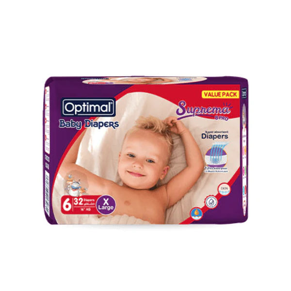 Optimal Baby Diapers Value Pack 16kg+
