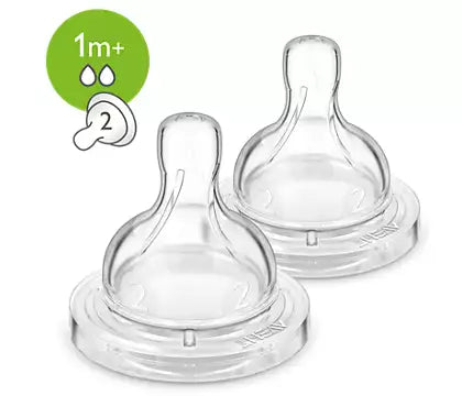 Avent Anti-colic teat Slow Flow 2 holes 1m+