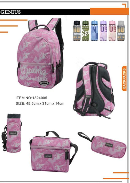 Backpack 45.5cm 5pcs Set