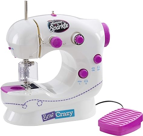 Cra-Z-Art Shimmer N Sparkle Sew Crazy Sewing Machine for Girls