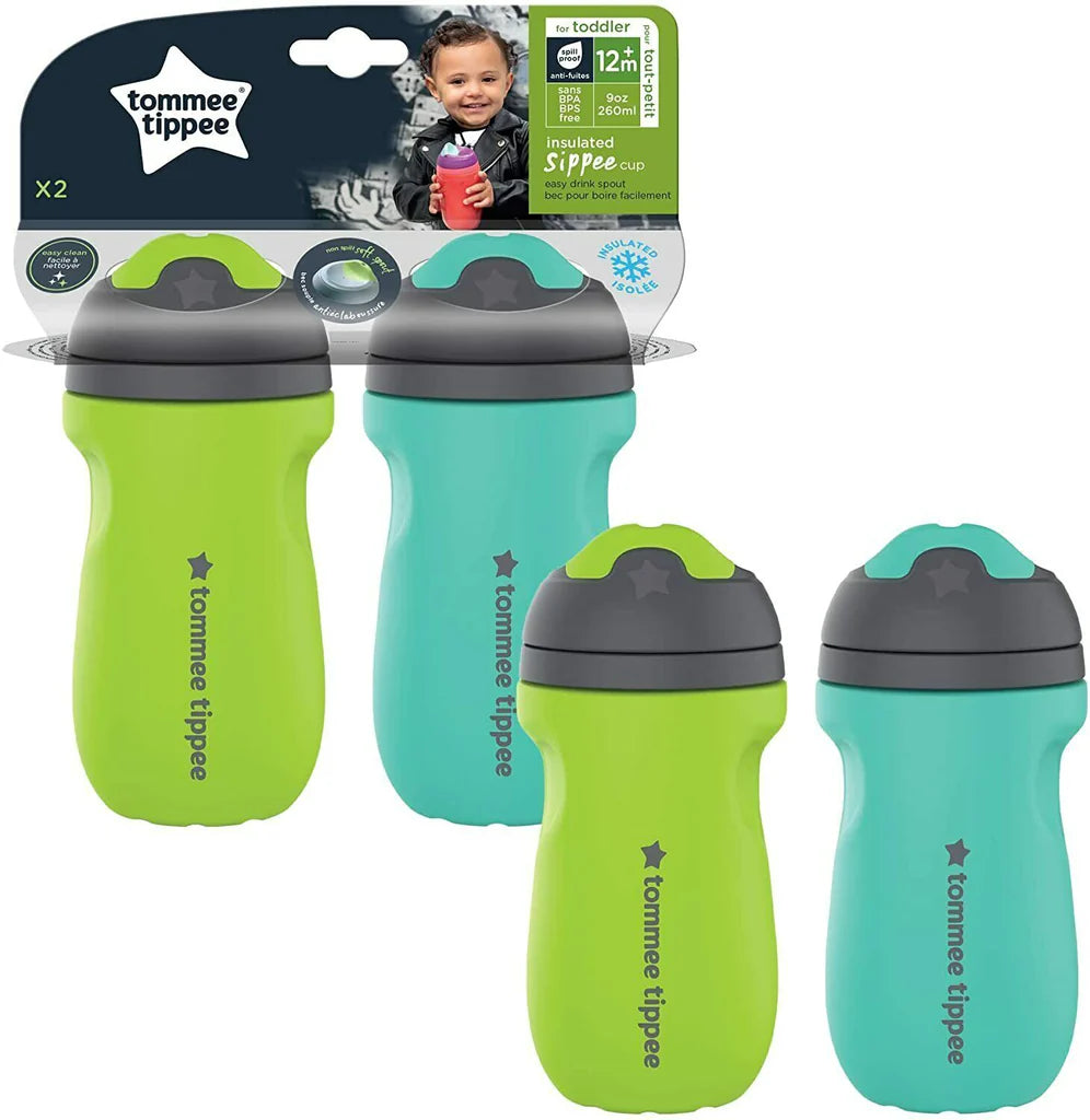 Tommee Tippee 2X Ins Sippee Green Teal