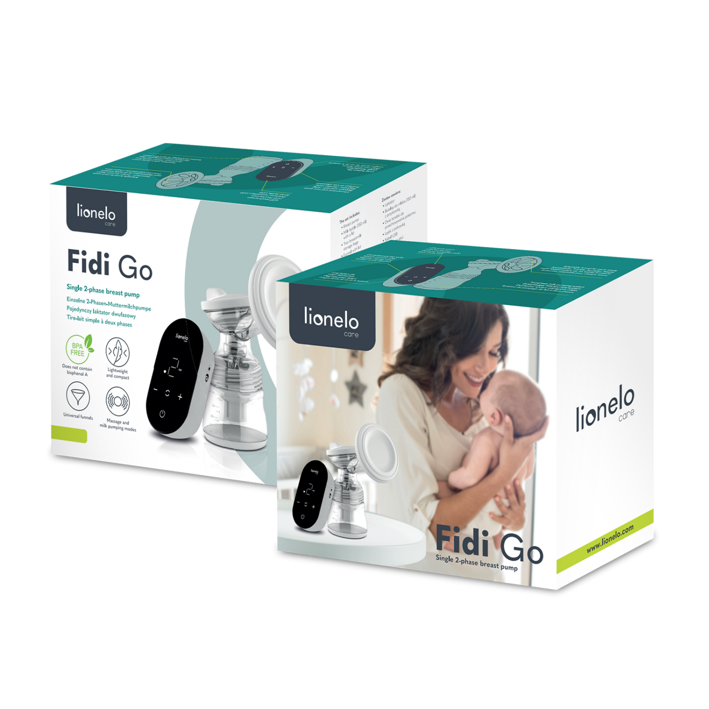 Lionelo Electric Pump and Massager FIDI GO