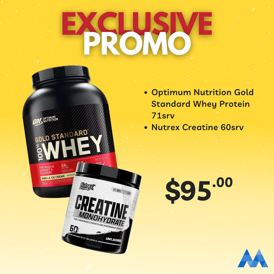 Whey Gold Standard + Nutrex Creatine