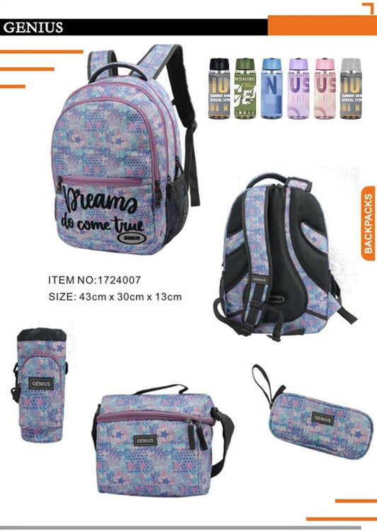 Backpack 43cm 5pcs Set