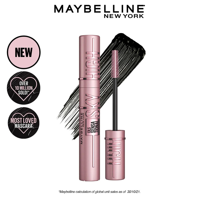 Maybelline New York Lash Sensational Sky High Mascara - Volumizing & Lengthening Black