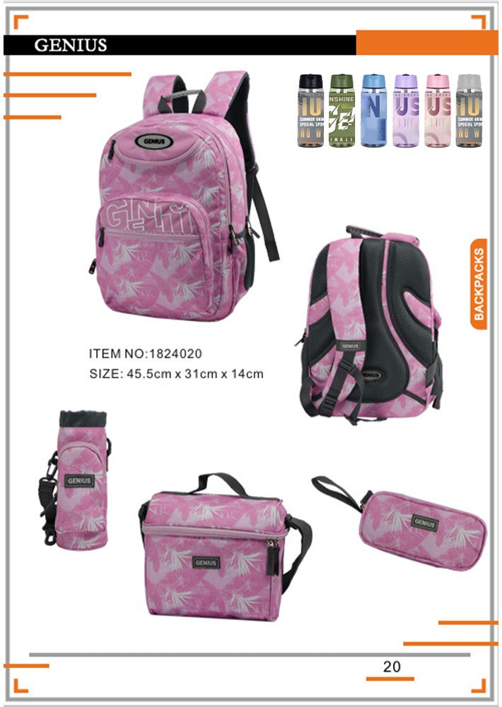 Backpack 45.5cm 5pcs Set