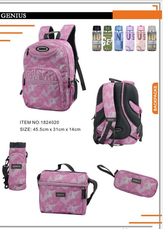 Backpack 45.5cm 5pcs Set