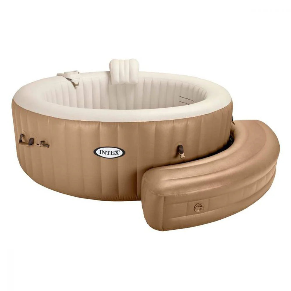 INTEX SPA Inflatable Bench Round – Beige 1.93 X 0.69 X 0.34 m