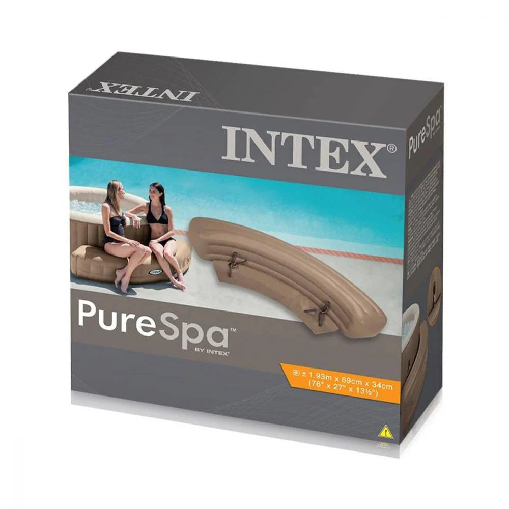 INTEX SPA Inflatable Bench Round – Beige 1.93 X 0.69 X 0.34 m