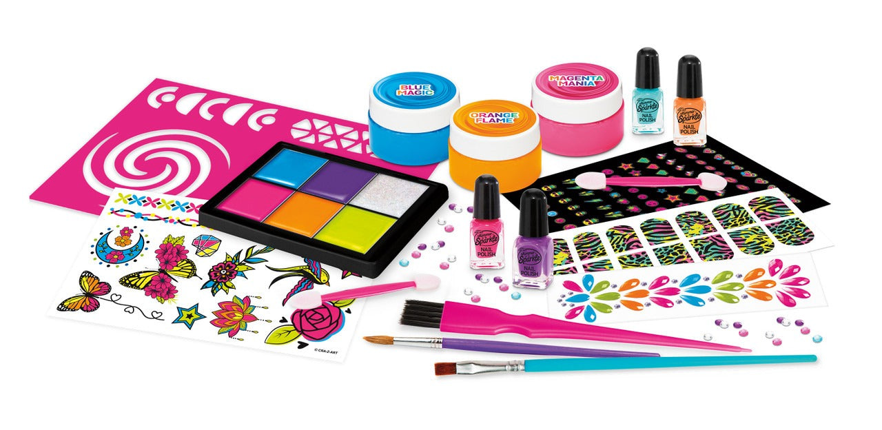 Cra-Z-Art Shimmer N Sparkle Neon Craze Ultimate Party Kit