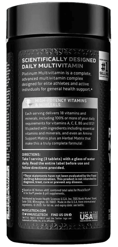 MuscleTech Platinum Multi Vitamin