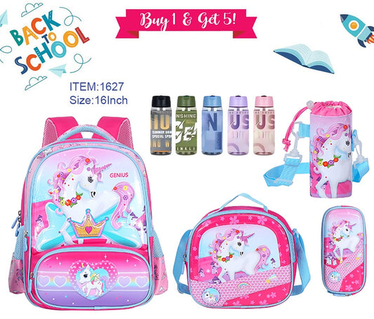 Character Backpack 41cm 5pcs Set