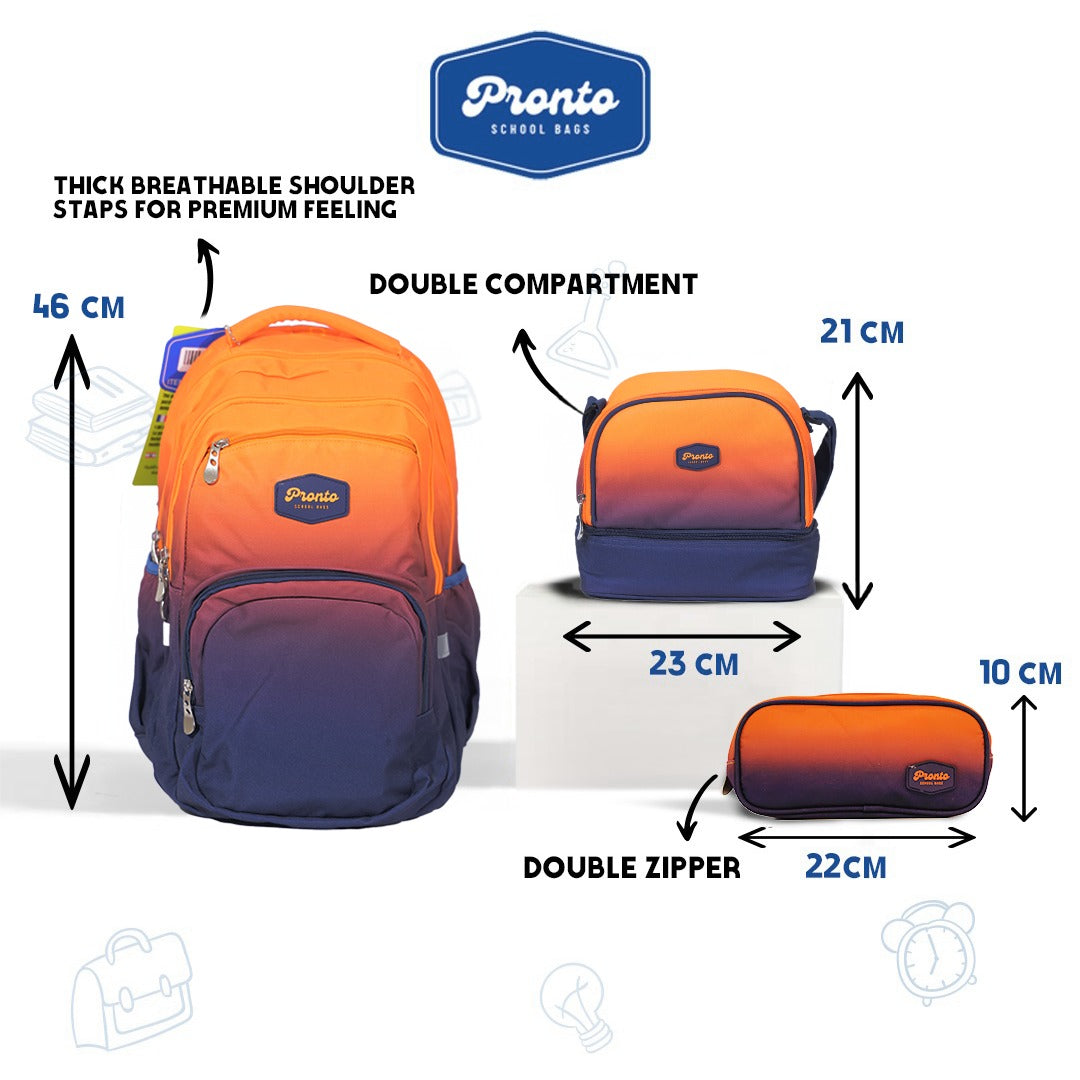 Backpack 46cm 3pcs Set