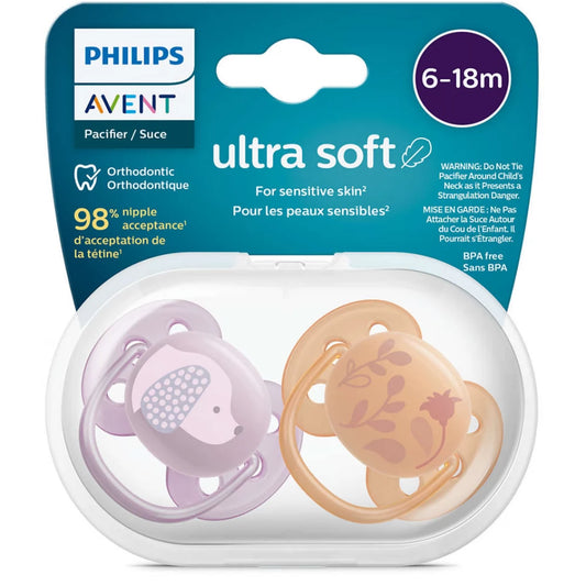 Avent Ultra Soft Pacifier 6-18M