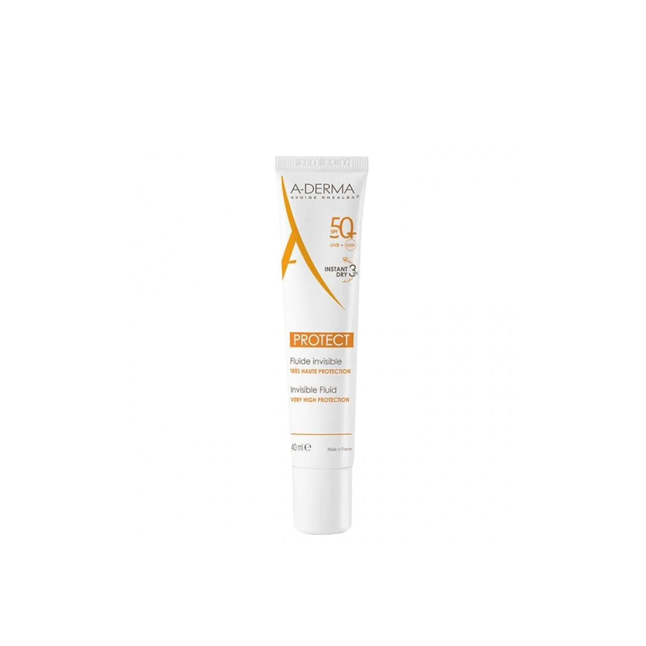 ADERMA Protect Invisible Face Sunscreen Fluid SPF50+