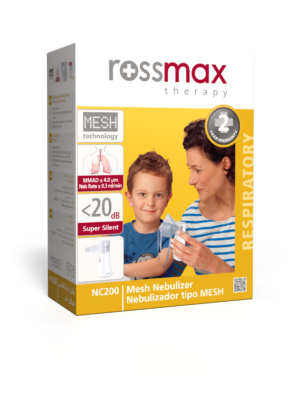 Rossmax Portable Mesh Nebulizer save time and medication